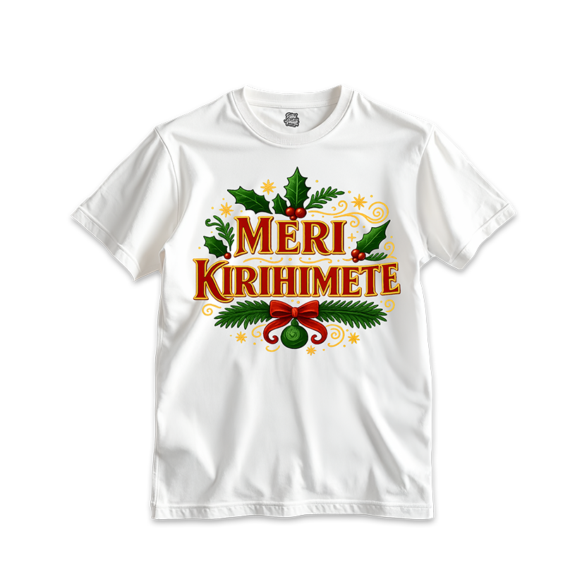 MERI KIRIHIMETE CHRISTMAS TEE